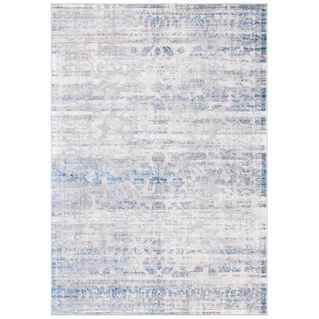 Safavieh 9 x 12 ft. Amelia Contemporary Rectangle Power Loomed Rug Gray & Blue ALA217F-9